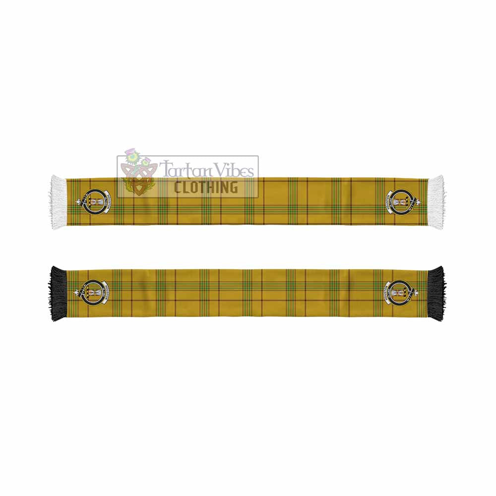 Houston Tartan Ruffneck Scarf with Family Crest - Tartan Vibes Clothing