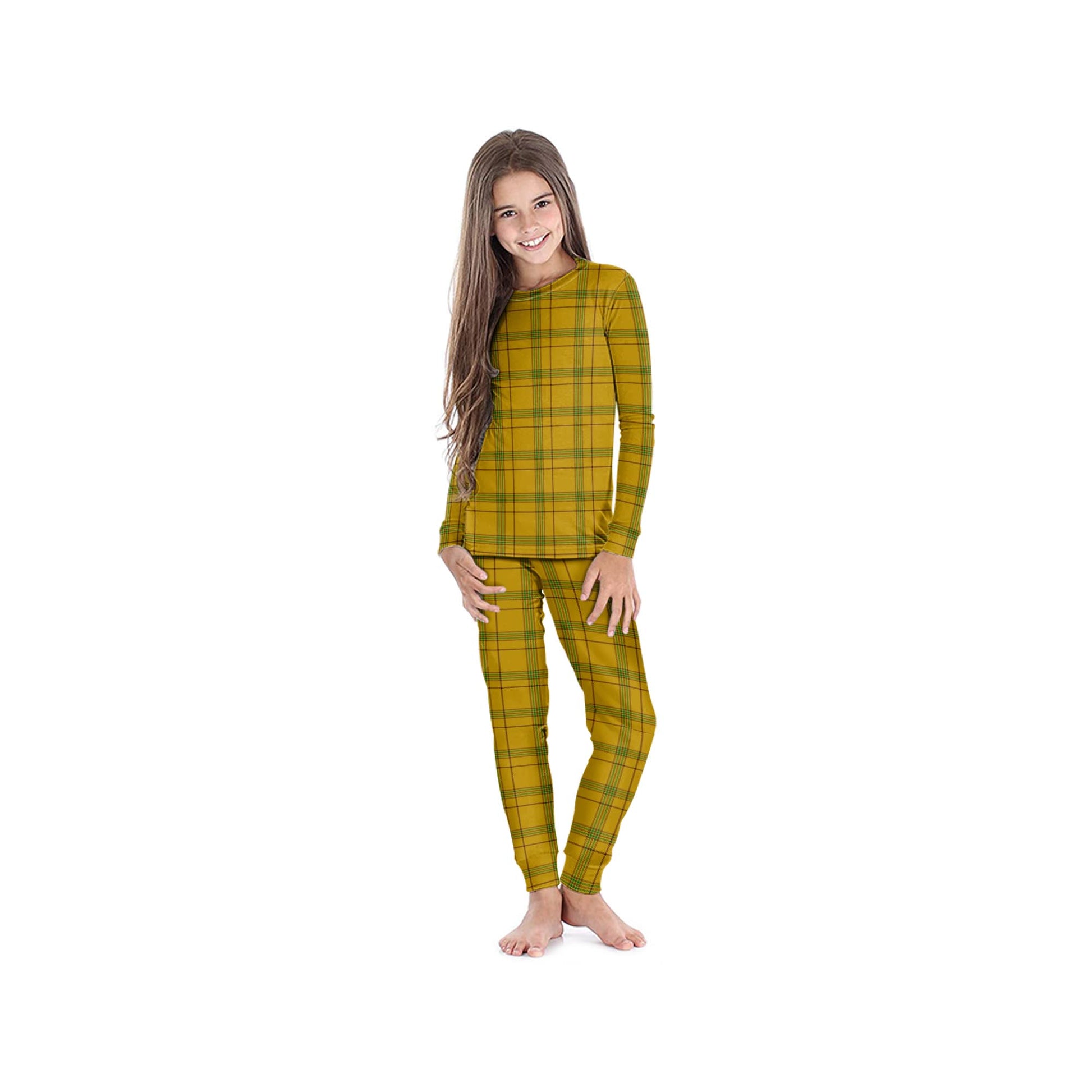 Houston Tartan Pajamas Family Set - Tartan Vibes Clothing
