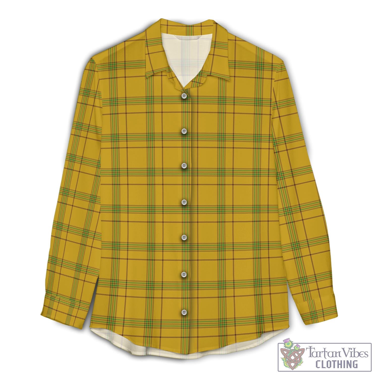 Houston Tartan Women's Casual Shirt - Tartan Vibes Clothing