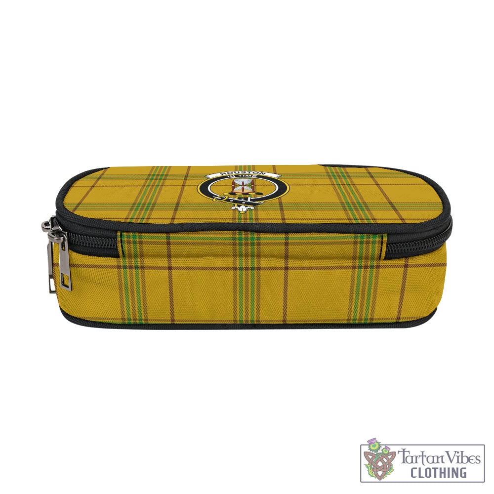 Houston Tartan Pen and Pencil Case with Family Crest - Tartan Vibes Clothing
