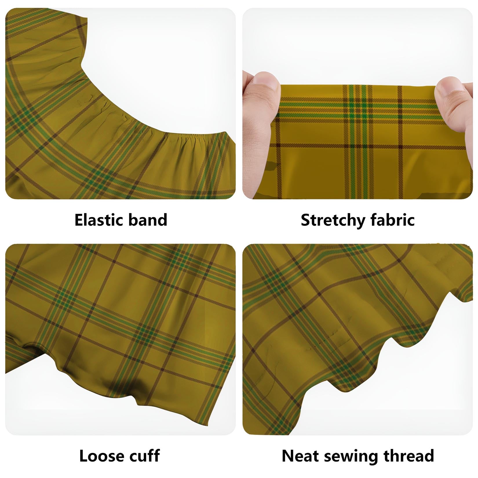 Houston Tartan Off Shoulder Long Dress - Tartan Vibes Clothing
