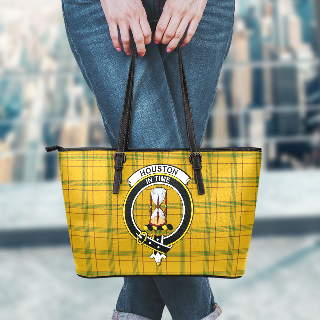 houston-tartan-leather-tote-bag-with-family-crest