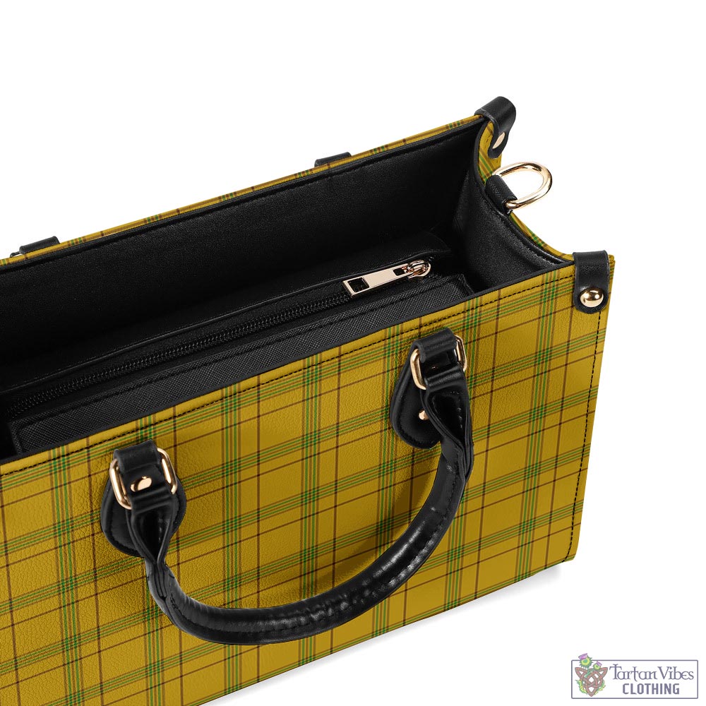 Houston Tartan Luxury Leather Handbags - Tartan Vibes Clothing