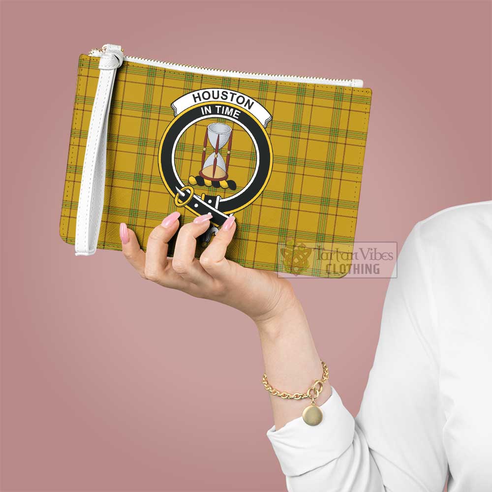 Tartan Vibes Clothing Houston Family Crest Tartan Clutch Bag