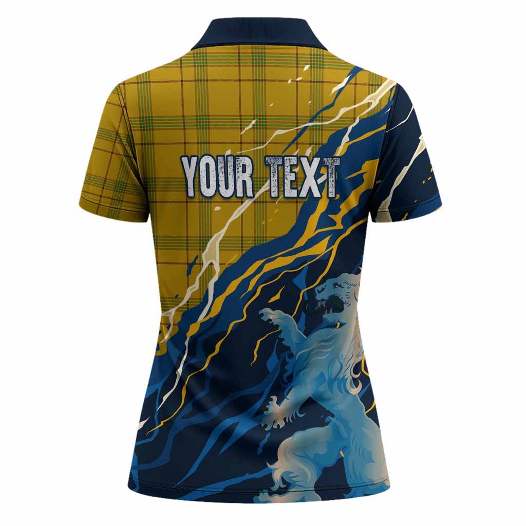 Houston Scotland Tartan Women Polo Shirt WC2026 Football - We'll Be Coming