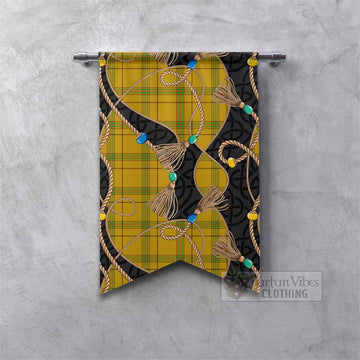 Houston Scottish Tartan Twisted Ropes Stylized Gonfalon