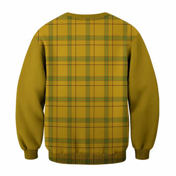 Houston Tartan Accent Sweatshirt with Family Crest