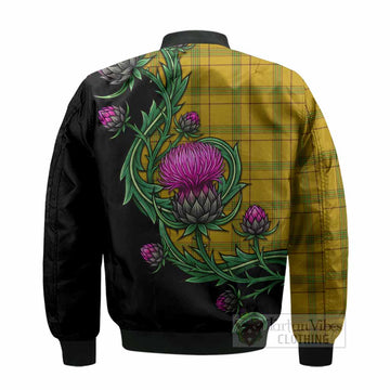 Houston Tartan Bomber Jacket Resilient Scottish Thistle