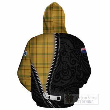 Houston Tartan Cotton Hoodie New Zealand Pattern Unique Zipper Stylized