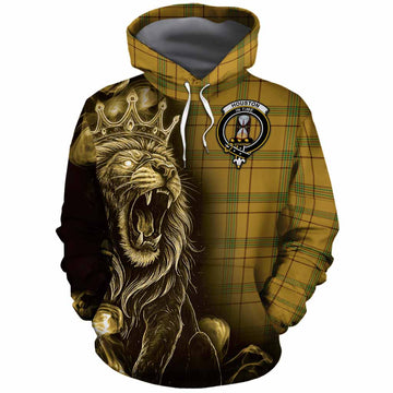 Houston Tartan Cotton Hoodie Roaring Lion Heritage