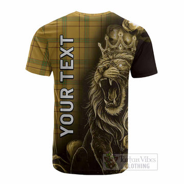 Houston Tartan Cotton T-shirt Roaring Lion Heritage