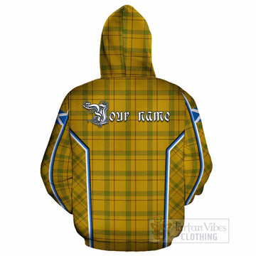 Houston Tartan Crest Cotton Hoodie Scotland Coat of Arm Flag Style - Tartan Vibes Clothing