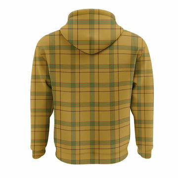 Houston Tartan Crest Hoodie Ferocious Lion Style