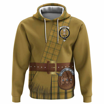 Houston Tartan Crest Hoodie Kilt Costume Style