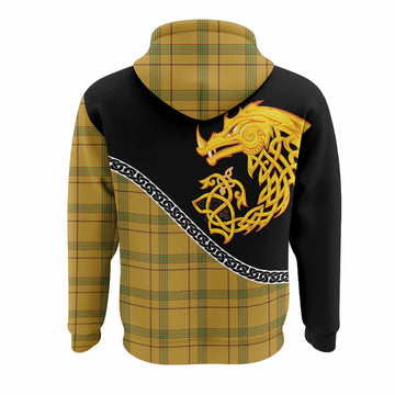 Houston Tartan Crest Hoodie Legendary Dragon Knot Half Style