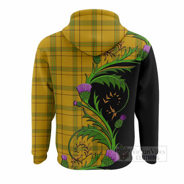 Houston Tartan Crest Hoodie Scottish Thistle Pride Heritage Art