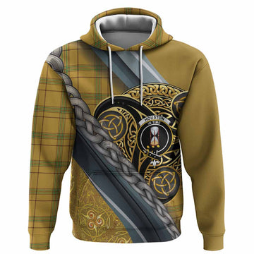 Houston Tartan Crest Hoodie Scottish Triskele Celtic