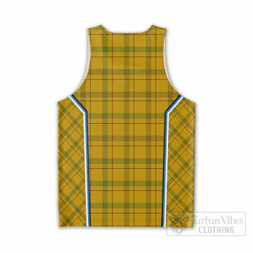 Houston Tartan Crest Men Tank Top Scotland Coat of Arm Flag Style - Tartan Vibes Clothing
