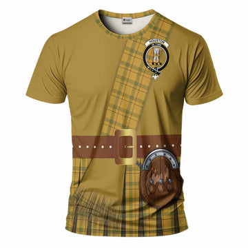 Houston Tartan Crest T-Shirt Kilt Costume Style