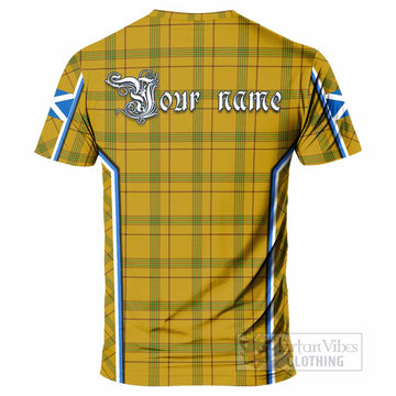 Houston Tartan Crest T-shirt Scotland Coat of Arm Flag Style - Tartan Vibes Clothing