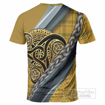 Houston Tartan Crest T-Shirt Scottish Triskele Celtic
