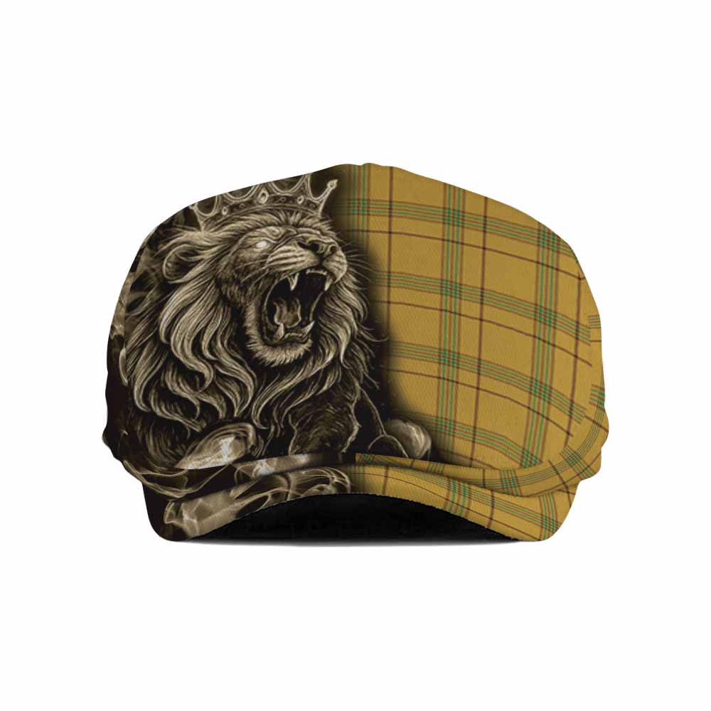 Houston Tartan Flat Cap, Jeff Cap Roaring Lion Heritage