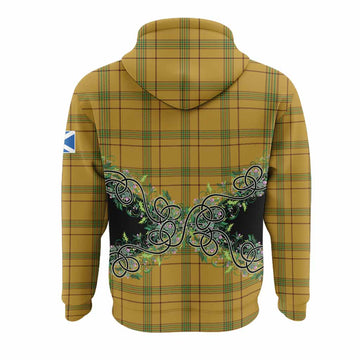 Houston Tartan Hoodie Thistle Scottish Spirit