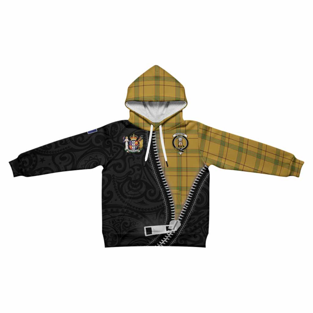 Houston Tartan Kid Hoodie New Zealand Pattern Unique Zipper Stylized