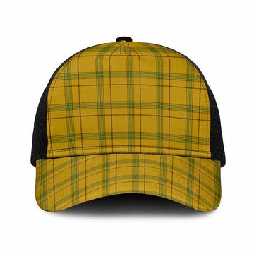 Houston Tartan Mesh Trucker Cap One Size (Adjustable) Black - Tartan Vibes Clothing