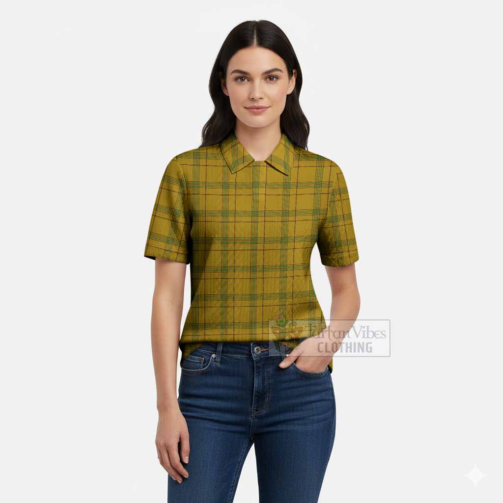 Houston Tartan Women’s Polo Sweater Top