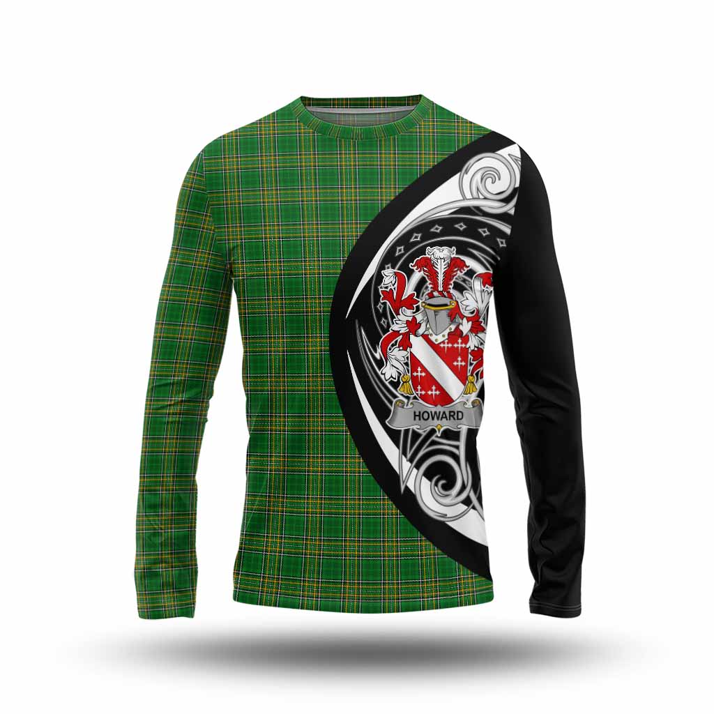 Tartan Vibes Clothing Howard Irish Clan Long Sleeve T-Shirt Celtic Circle Style