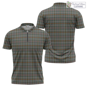 Tartan Vibes Clothing Howell of Wales Tartan Zipper Polo Shirt