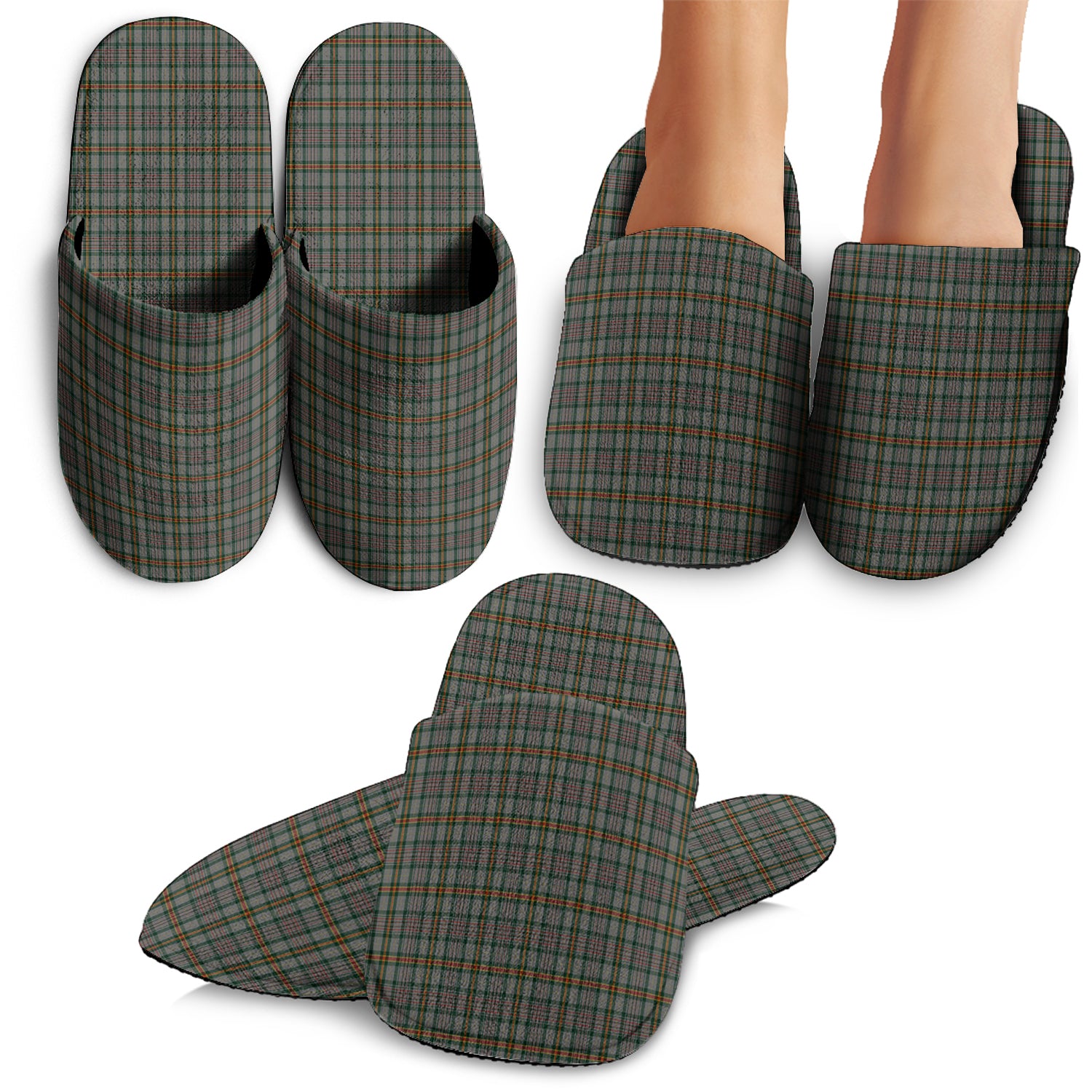 Howell of Wales Tartan Home Slippers - Tartan Vibes Clothing