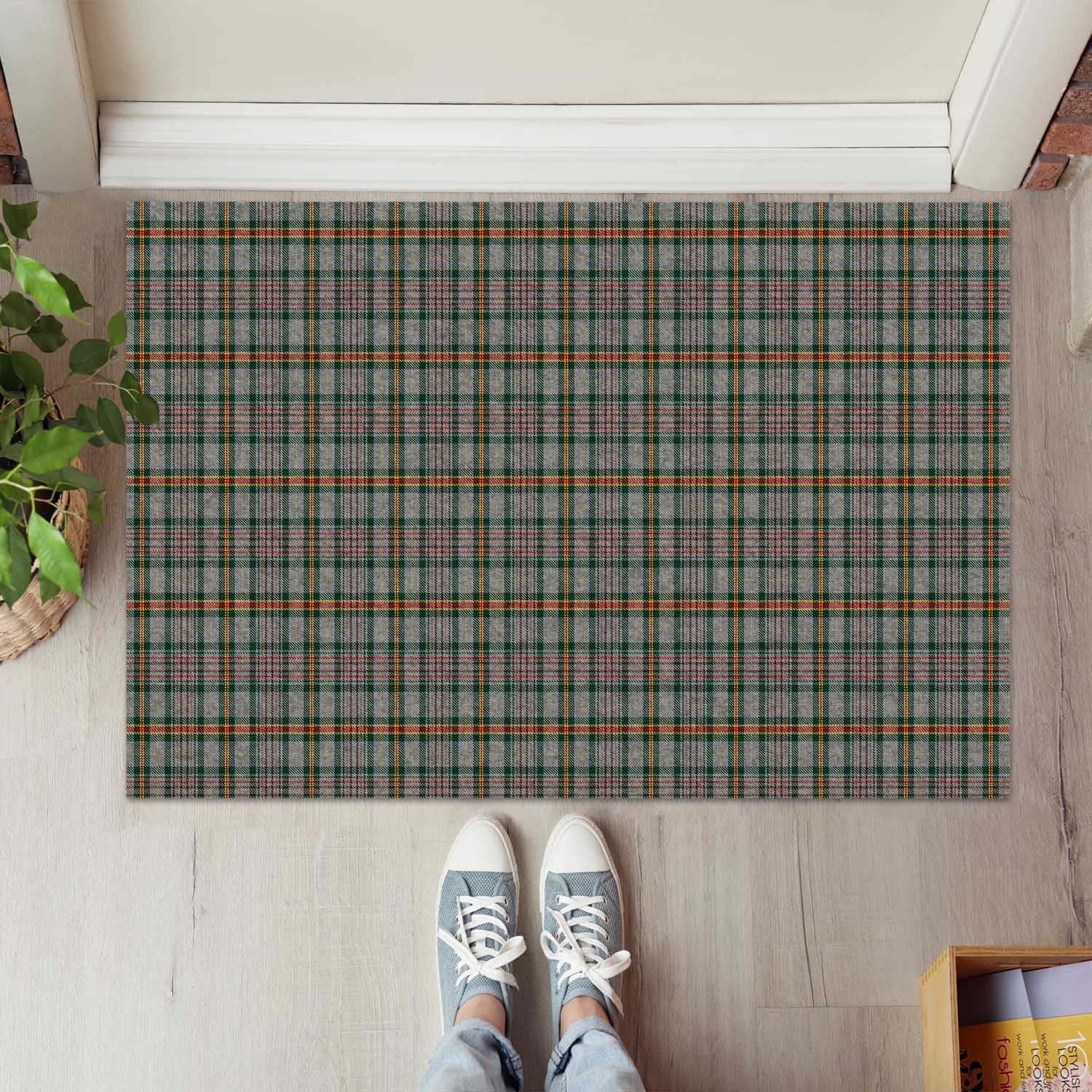 Howell of Wales Tartan Rubber Doormat - Tartan Vibes Clothing