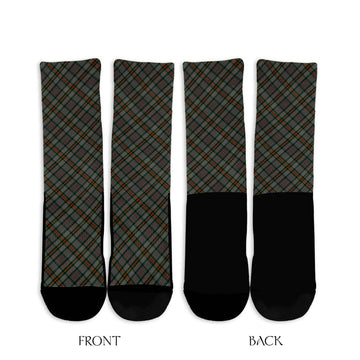 Howell of Wales Tartan Crew Socks Cross Style - Tartan Vibes Clothing