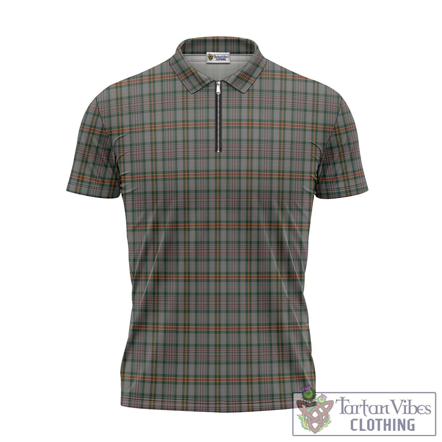 Howell of Wales Tartan Zipper Polo Shirt - Tartan Vibes Clothing