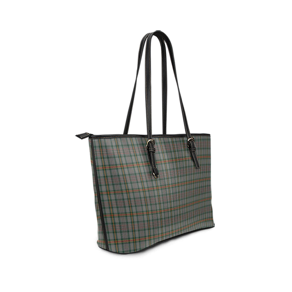 howell-of-wales-tartan-leather-tote-bag