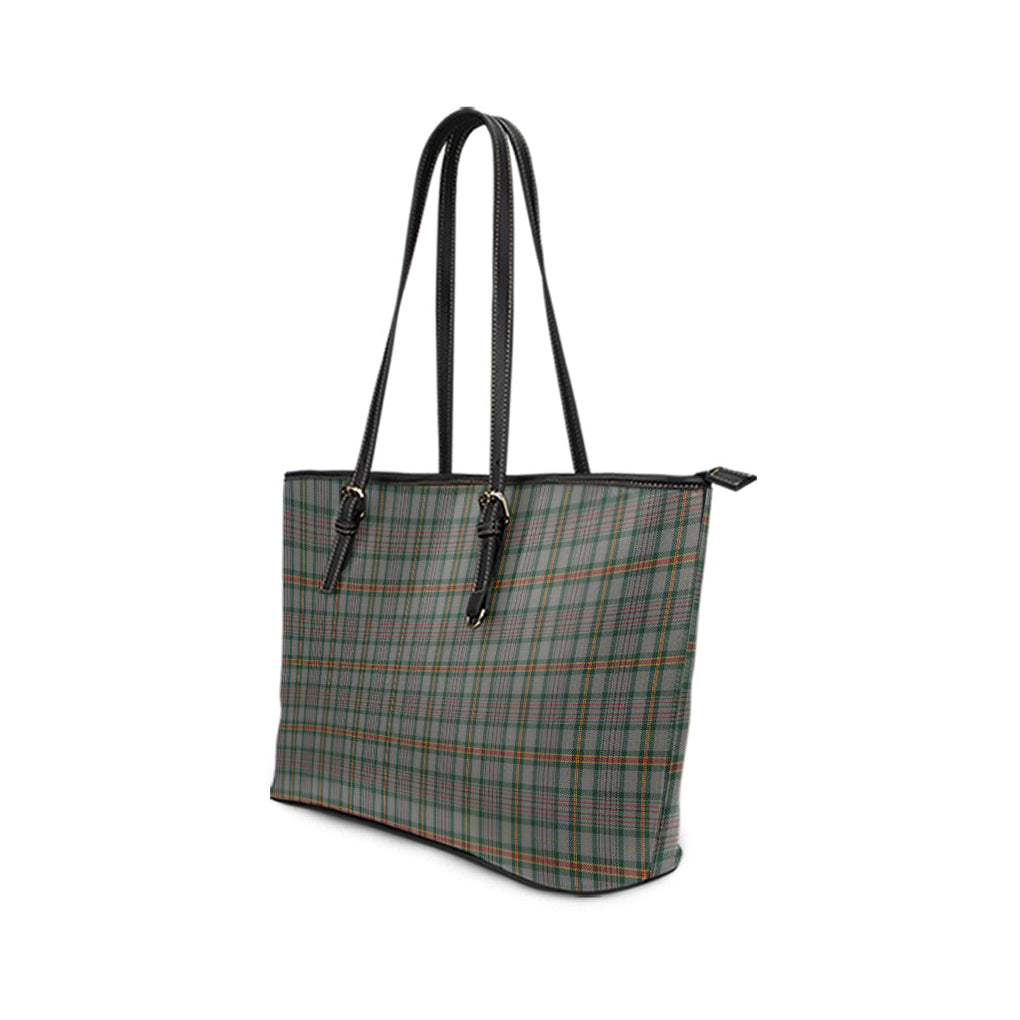 howell-of-wales-tartan-leather-tote-bag