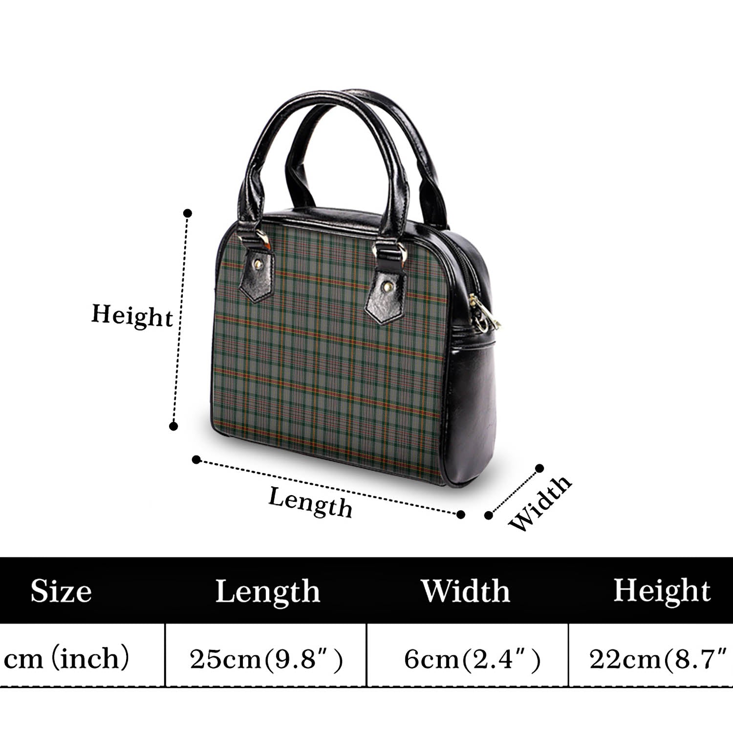 Howell of Wales Tartan Shoulder Handbags - Tartan Vibes Clothing