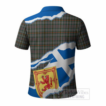 Howell of Wales Scotland Football Tartan Polo Shirt We'll Be Coming