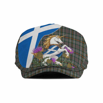 Howell of Wales Scottish Tartan Unicorn Heritage Flat Cap, Jeff Cap