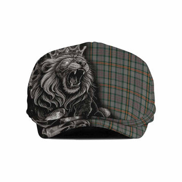 Howell of Wales Tartan Flat Cap, Jeff Cap Roaring Lion Heritage