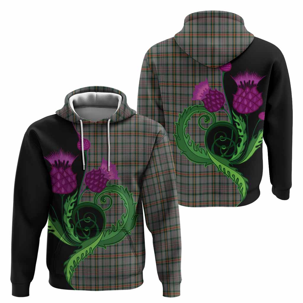 Howell of Wales Tartan Hoodie Traditional Scottish Thistle