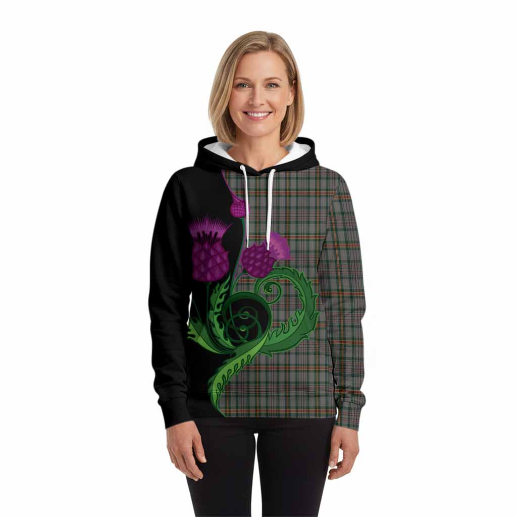 Howell of Wales Tartan Hoodie Traditional Scottish Thistle