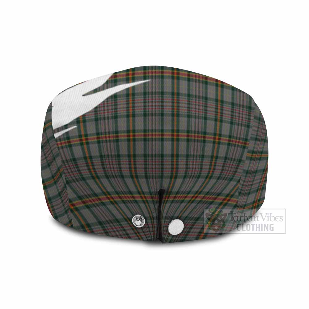Howell of Wales Tartan Loch Ness Monster Scottish Heritage Art Flat Cap, Jeff Cap