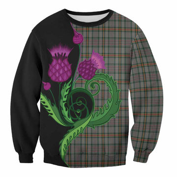 Howell of Wales Tartan Sweatshirt Traditional Scottish Thistle