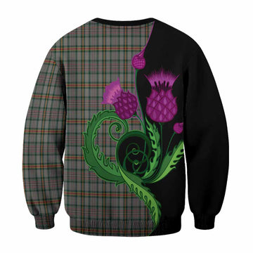Howell of Wales Tartan Sweatshirt Traditional Scottish Thistle