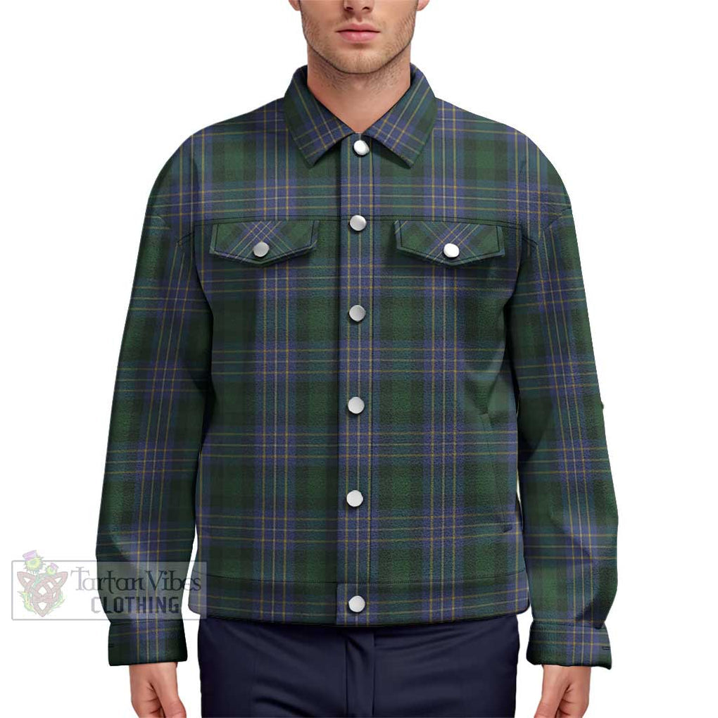 Hughes Tartan Unisex Lapel Cotton Jacket Unisex - Tartan Vibes Clothing