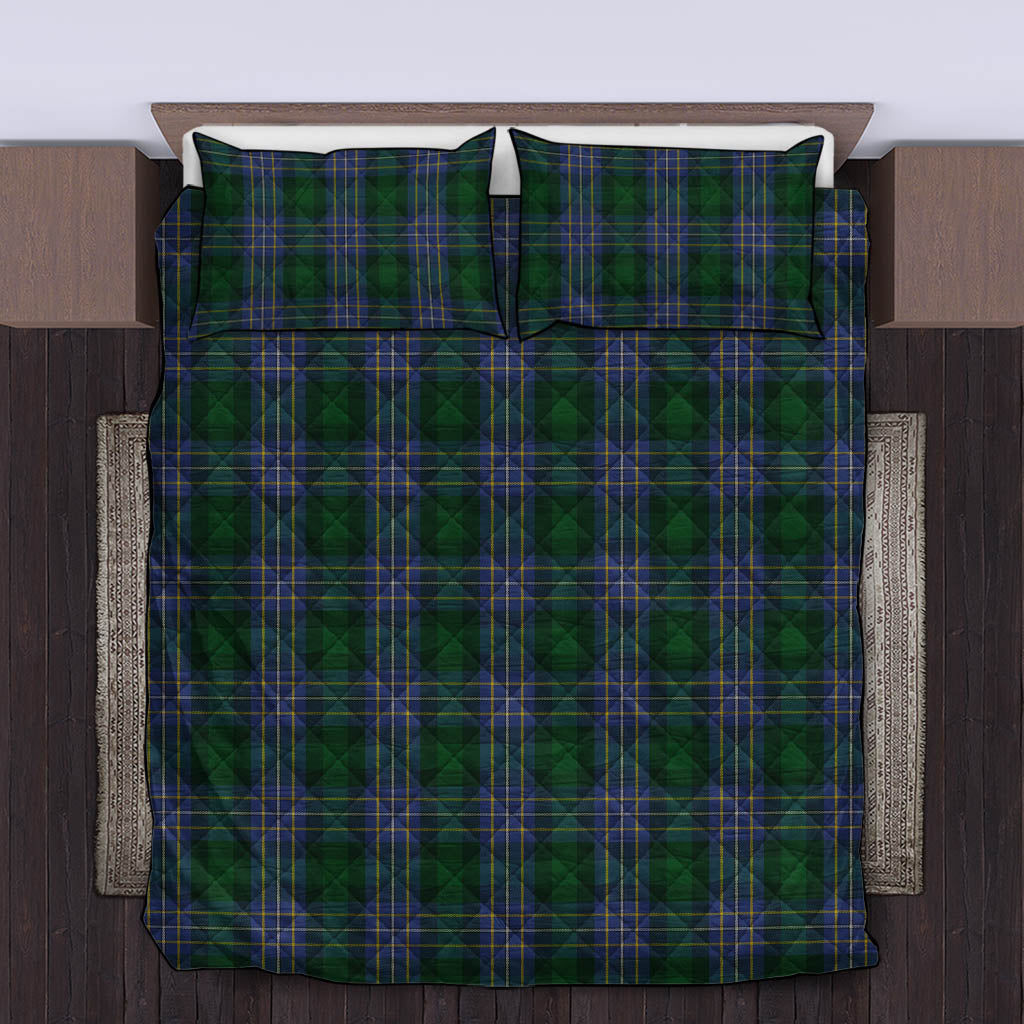 Hughes Tartan Quilt Bed Set King - Tartan Vibes Clothing