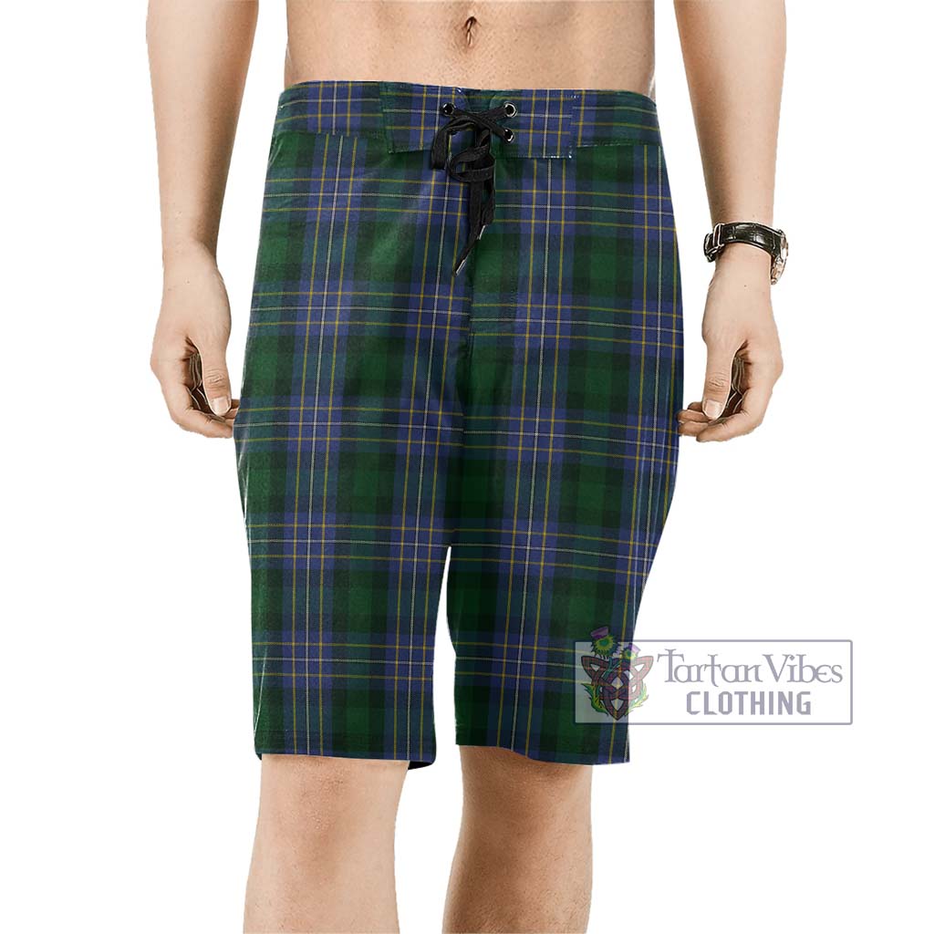 Hughes Tartan Men's Board Shorts Men - Tartan Vibes Clothing